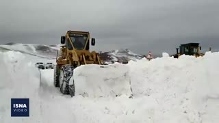بازگشایی محور مهاباد - بوکان در آذربایجان غربی