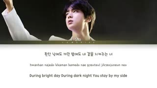 [لیریک] آهنگ 'Moon' از JIN عضو BTS (방탄소년단)