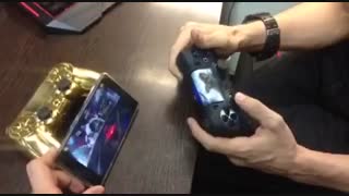 بازی کردن با دسته ps4 و موبایل