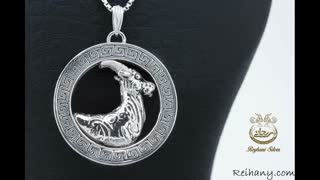 نشان ماه تولد نقره، گردنبند نقره، نقره ریحانی