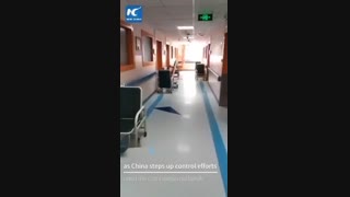 تحویل دارو و غذا با ربات در بیمارستانی برای ویروس کرونا در چین که 9 روزه ساخته شد!