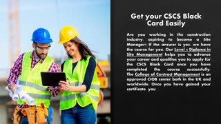 cscs black card requirements