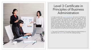 principles of business level 3