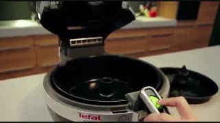 کلیپ سرخ کردن سیب زمینی و استیک با سرخ کن یک قاشق روغن دو طبقه تفال مدل ٩٦٠١