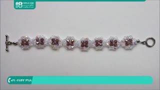 ساخت زیورآلات مهره ای-آموزش ساخت دستبند کریستال