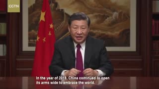 Chinese President Xi Jinping delivers 2020 New Year speech