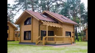 مثال هایی از طراحی زیبا و ساده برای خانه چوبی