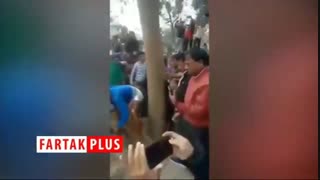 ویدیوئی دلخراش از مادر و کودک زنده به گور شده در هند