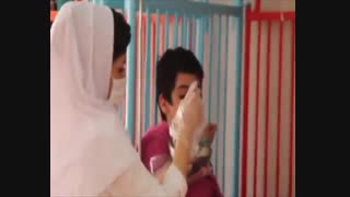 رعایت بهداشت توسط بچه های معلول و کم توان