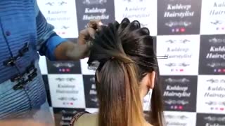 آموزش مدل مو دخترانه هندی برای عروسی- مومیس مشاور و مرجع تخصصی مو