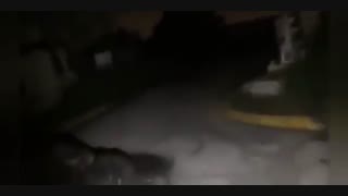 ویدیو ترسناک روح در گورستان