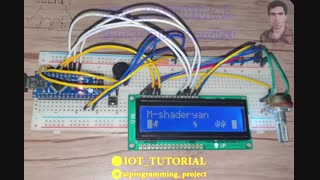 پروژه کاربردی ساخت بازی متحرک با قابلیت پخش صدا توسط برد آردینو نانو و السیدی کاراکتری به صورت جامع