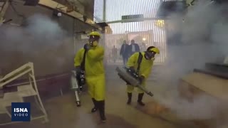 ضدعفونی کردن بازار وکیل شیراز برای مقابله با کرونا