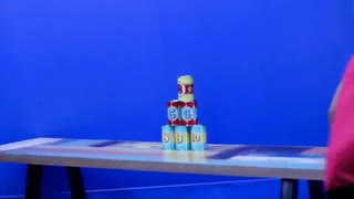 Ridley's | Tin Can Alley Game | 10 Tin Cans | 3 Bean Bags | Great Game Miniature Bean Bag Toss