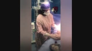 فیلم عمل زایمان سزارین بدون سانسور