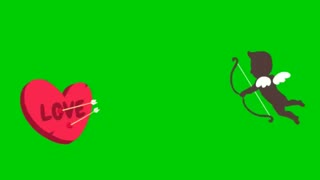 استیکرفرشته و قلب