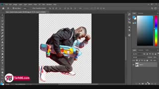 آموزش فتوشاپ : سایه رنگی