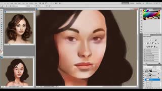 ✅ آموزش نقاشی دیجیتال پرتره خانم از روی عکس