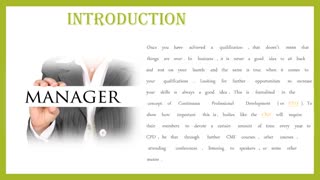 what do you need to be a manage ?