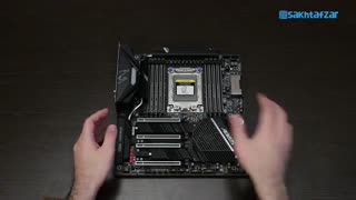 جعبه گشایی مادربرد گیگابایت TRX40 Aorus Master