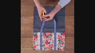 آموزش دوخت کیف شش جیب