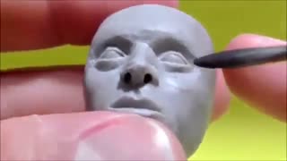 ✅ آموزش طراحی  و ساخت سر انسان با خمیر مجسمه سازی