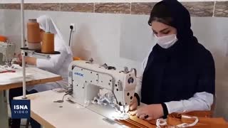 تولید ماسک در جهاددانشگاهی استان کردستان